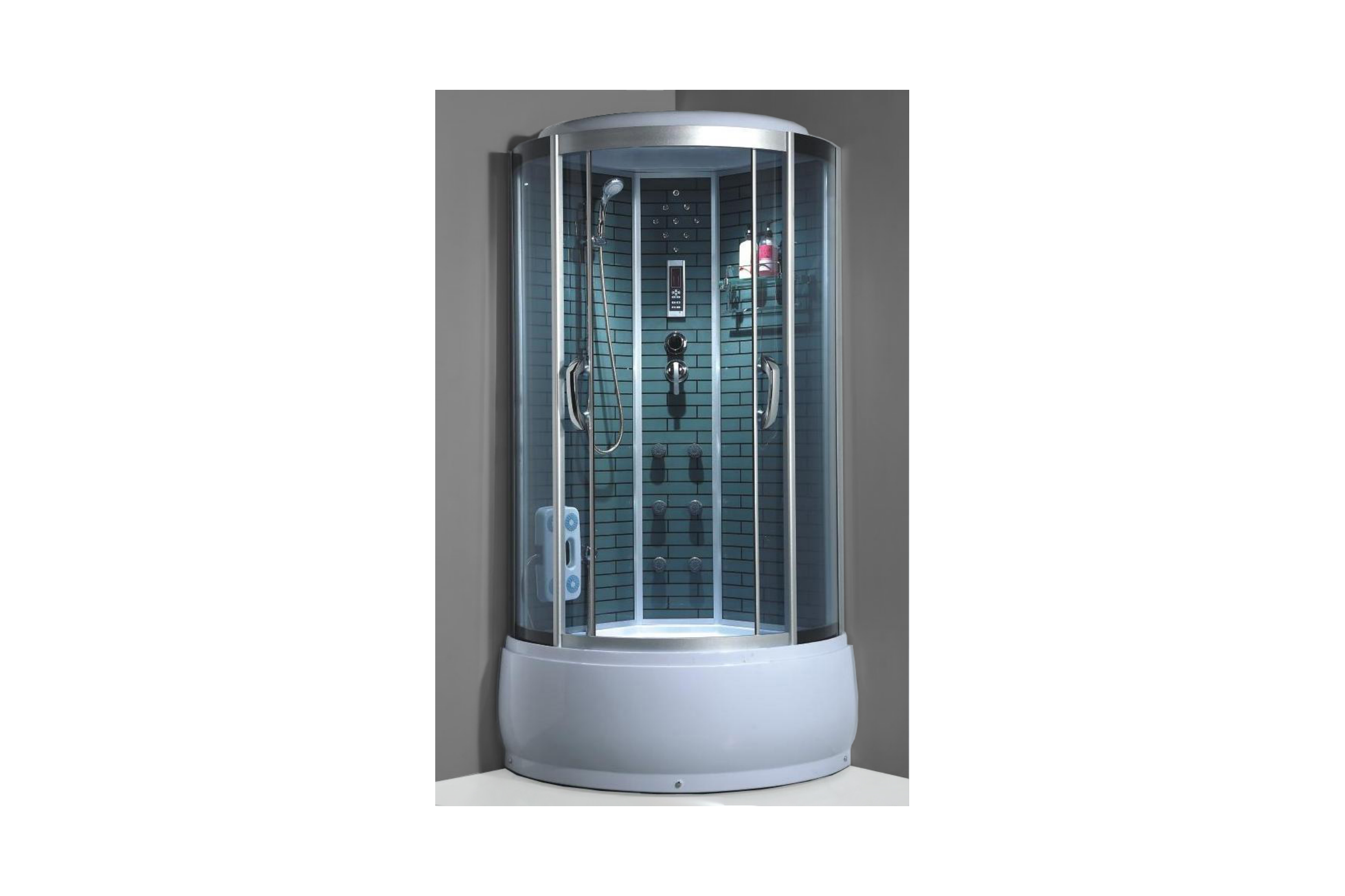 Multifunction Shower Cabins with Hydromassage Function